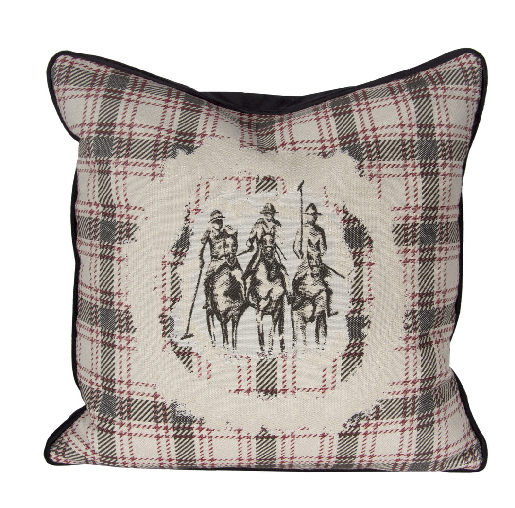 Country Style City Chic Giddy Up Sophisticated Riders with a Flat Piped Edge on a 20