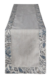 L664R-3135 Table Runner For The Welcome Home Collection in Anala Mist Bordered Trim