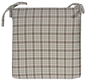 L744-3136 18x18" Seat Cushion in Eureka Robins Egg Plaid for the Welcome Home Collection